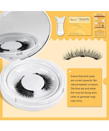 QUEWEL Magnetic-Eyelashes with Applicator Natural Look 1 Pair Reusable Magnetic Lashes No Glue Needed Eyelashes Magnetic Easy to Wear and Remove with Instructions(Magnetic Eyelash Kit style B) Magnetic eyelash kit style B-1 pair - Buy Online on GoSupps.com