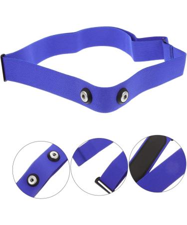 Yardwe Heart Frequency Knife Fastening Belt Replacement Strap - Sports Nylon Chest Strap for Heart Rate Monitoring 17.00x3.00 cm Blue - Buy Online on GoSupps.com