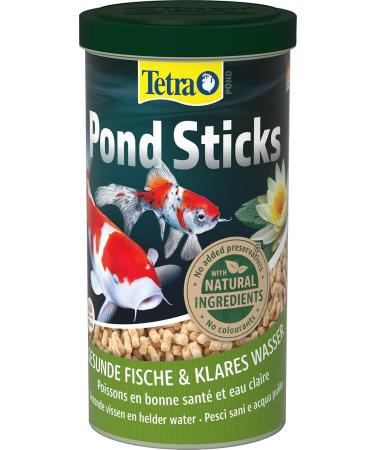 Tetra Pond Sticks - Premium Fish Food for Healthy Pond Fish & Clear Water | 1L Can - Buy Online on GoSupps.com