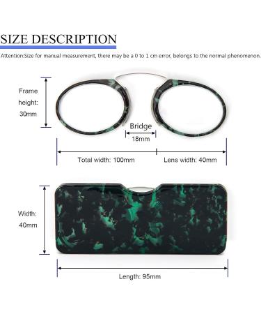 Kokobin Unisex Reading Glasses - Compact Visual Aid Mini Nose Clip for Effortless Reading - International Shipping Available - Buy Online on GoSupps.com