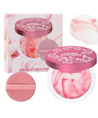 Poudre Visage Maquillage - Poudre Matifiante Compacte Visage - Texture L g re R sistante l'Eau Anti-Brillance Primer Correcteur Int grale Peaux Mixtes Grasses Voyage Quotidien