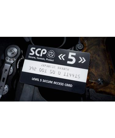 HOKUSHIN SCP Foundation Level 5 Secure Access Card - U.S. Branch - Buy Online on GoSupps.com