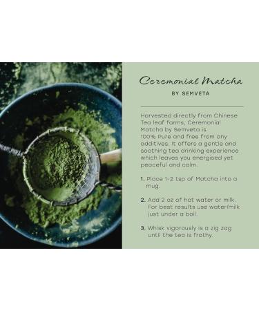 AAA Grade Matcha Green Tea Powder (50g) for Focus & Energy - 50+ Servings - Perfect for Matcha Latte's - Premium Quality Pure Leaf Matcha - Buy Online on GoSupps.com