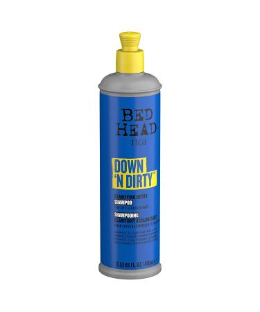 TIGI Bed Head Down N Dirty Clarifying Detox Shampoo - 13.53 fl oz | Deep Cleansing & Purifying Shampoo for All Hair Types - Buy Online on GoSupps.com