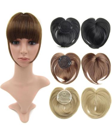 Bangs Hair Synthetic Wigs with Chemical Fiber Clip-in Bangs for Women Natural Hairpieces with Hair Topper No Glue Needed Hair Extension Bangs Hair Clip(Bangs6) - Buy Online on GoSupps.com