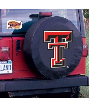 NCAA Texas Tech Red Raiders Black Tire Cover - 29 x 8 inches - Buy Online on GoSupps.com