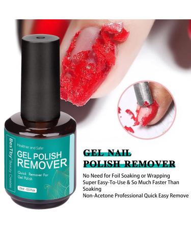 Buy Gel Nail Polish Remover (2 Packs 15ML) Fast & Easy Removal with Liquid Latex Tape | Professional Gel Polish Remover Tools - Buy Online on GoSupps.com