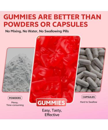 Magnesium Oxide Gummies 500mg for Adults & Kids Chewable Magnesium Oxide Supplement for Nerve Muscle Immune Support Sugar Free Strawberry Flavor 60 Count 60 Count (Pack of 1) - Buy Online on GoSupps.com