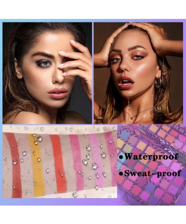 Katiluxiya Eyeshadow palette with 40 colors professional eyeshadow palette highly pigmented colorful matte shimmering waterproof mixable eyeshadow palette water resistant 40 colors 01 - Buy Online on GoSupps.com
