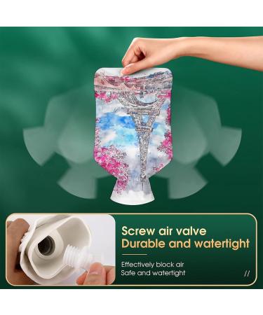 Flower Tower Hot Water Bottle with Plush Cover | Hand Warmer for Adults & Kids - 26.5x15.3cm | International Shipping - Buy Online on GoSupps.com