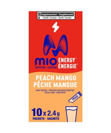 mio Energy Peach Mango Energy Drink Mix 2.4 g Packets 10 ct Box