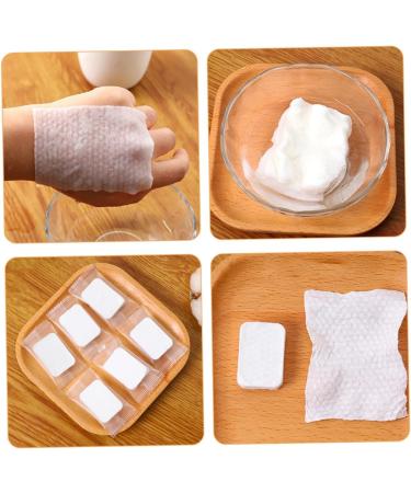 Buy Cotton Makeup Removal Pads | Compressed Non-Woven Powder Puff & Sponges | Travel-Friendly White Face Pads - Buy Online on GoSupps.com