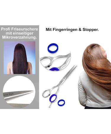 Premium Carcher Brischer Brouse-Line Hair Cutting Scissors - Extra Sharp Stainless Steel 6 inch (15.24 cm) Ergo Design for Perfect Haircuts - Buy Online on GoSupps.com