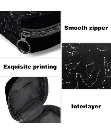 GIAPB Period Bag | Sanitary Napkin Storage & Makeup Pouch | Boreal Sky Map Color2118 - Buy Online on GoSupps.com