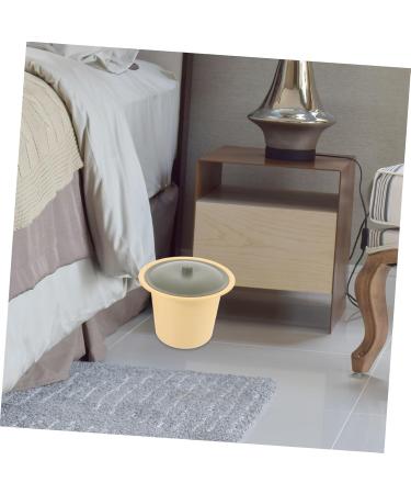 Buy Spittoon Urinal - Convenient Plastic Pee Cup for Men & Women | Night Urine Pot with Lid - Ideal Chamber Pot for Home Use - Buy Online on GoSupps.com