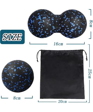 Fascia Ball Set - 2 Massage Balls for Deep Tissue Relief & Relaxation | Ideal for Feet & Body | Lacrosse Ball Duo - Buy Online on GoSupps.com
