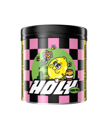 HOLY Iced Tea Lemon Honey x Black Tea | 50 portions avec antioxydants et super-aliments | Th glac sans sucre avec formule Relax | V g talien avec ar mes de fruits 100% naturels
