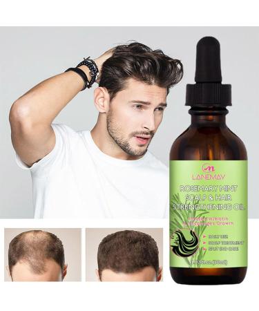 Organic Rosemary Hair Oil - Natural Essential Oil for Healthy Hair & Scalp Care - 30ml - Buy Online on GoSupps.com
