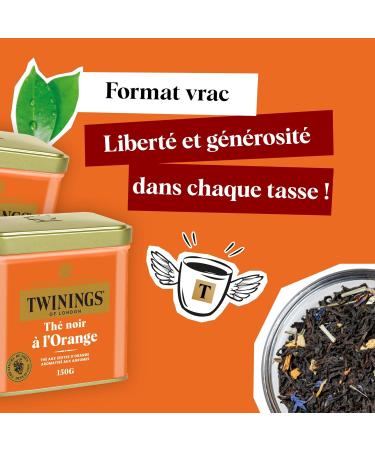 Twinings - Assortiment D couverte - Th Noir l'Orange - 300 g en Vrac - D licat et Fruit Noir Orange - 300 g - Buy Online on GoSupps.com