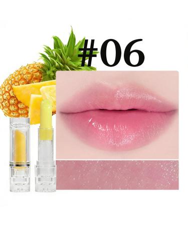dPois Color-Changing Lip Balm with Fruit Flavor Daily Hydrating & Nourishing Care for Women Pineapple One Size One Size Pineapple - Buy Online on GoSupps.com