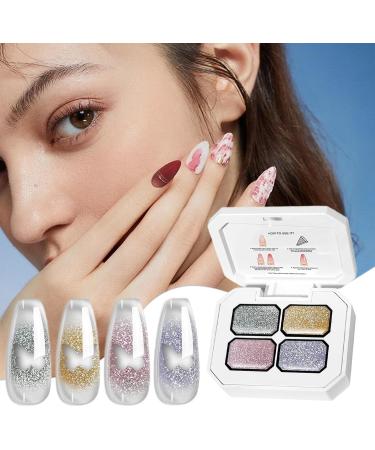 Nail Art Gel Paint Nail Art Palette Gel Manicure Palette Long Lasting Wear Smooth Application 3G for Home Salon Wedding Dating Travel - Buy Online on GoSupps.com