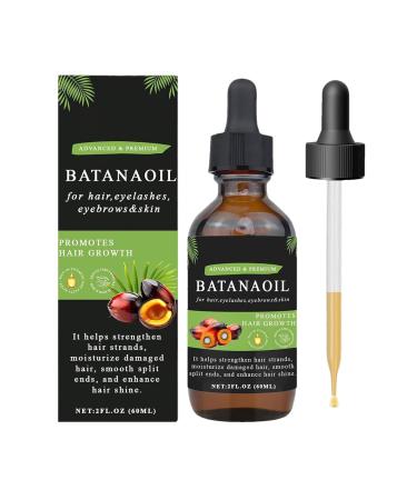 Hair Growth Oil 60ml Moisturizing Enhancer Moisturizing Hair Thickening Oil for Split Ends Hair Thinning Hair Loss Shine Heat Styling Men Women and