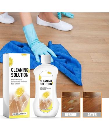 Cleaning Solution - Floor Cleaning Fluid.Solution Multi-Surface Deodorizing Cleaning Solution Household Floor Cleaner Lemon Flavour 100ml (2 Pcs) - Buy Online on GoSupps.com