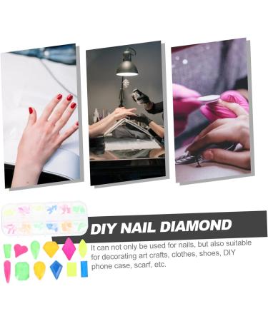 COHEALI 1 Box Diy Diamond Nail Art Set Manicure Beads Nail Charms Nail Art Rhinestones Nail Decorations for Nail Art Nail Art Accessory Nail Art Charms Accessories Strip 3d Metal - Buy Online on GoSupps.com