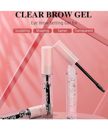  HISUNBEN Clear Eyebrow Pomade Waterproof Gel Eyebrow Pomade with Brush Long Lasting for Dense and Natural Eyebrows - Buy Online on GoSupps.com