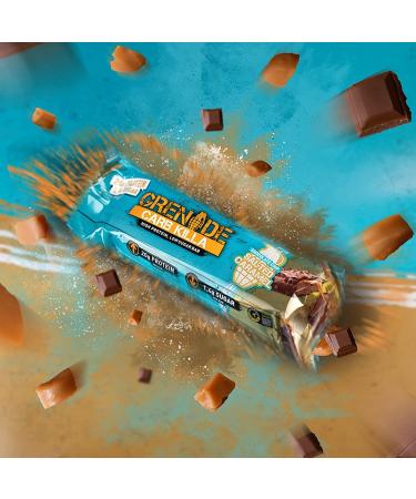Grenade Carb Killa High Protein and Low Carb Bar 12 x 60 g - Chocolate Chip Salted Caramel - Buy Online on GoSupps.com