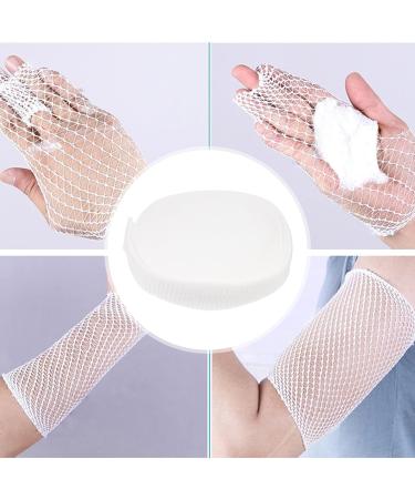 HEMOTON Tubular Knitted Socks Breathable Elastic Wound Care Dressings for Fingers Arms Toes Knees & Legs Ideal Stocking Stuffer 1000x3CM White - Buy Online on GoSupps.com