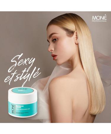 MON PROFESSIONAL Mask for colored dry and damaged hair - Intense care repairing shine color radiance - Keratin shea butter Mono de Tahiti coconut oil - 300 ml - Buy Online on GoSupps.com