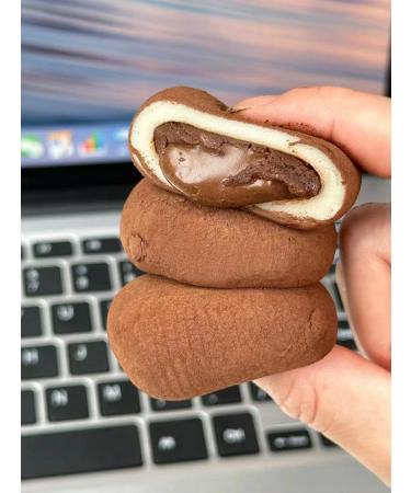 Chinese authentic pastries mochi cake fried chocolate glutinous mochi cake casual snacks snow plum girl gummies birthday gifts happy candies holiday candies (15bags) - Buy Online on GoSupps.com