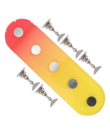 DRESSOOS 1 Set Nail Practice Holder Decorative Nail Stands Nail Holders for Nail Art Magnetic Nail Stands Convenient Nail Holders Beauty Nail Racks Decorative Nail Racks Beauty Nail Holders 12.8x3.7cm As Shown
