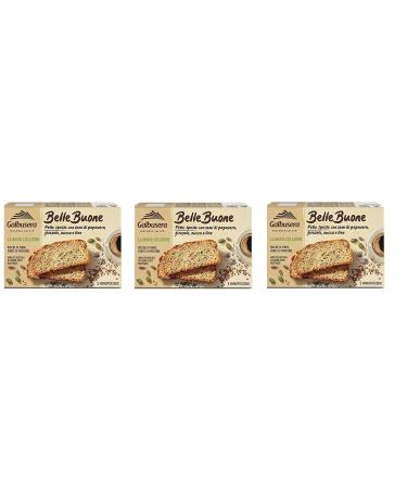 Galbusera Galbusera Belle Buone with Poppy Sunflower Seeds 3 Slices 200g