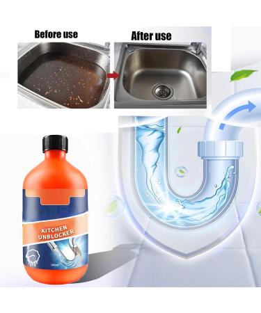 Homebbc Pipeline Clear Kitchen Unblocker Momeng Pipe Unclogging Dissolving Agent Pipeline Dredging Agent-Momeng Kitchen Unblocker Suitable For Plumbing Toilet Plumbing Dredging-2PCS - Buy Online on GoSupps.com