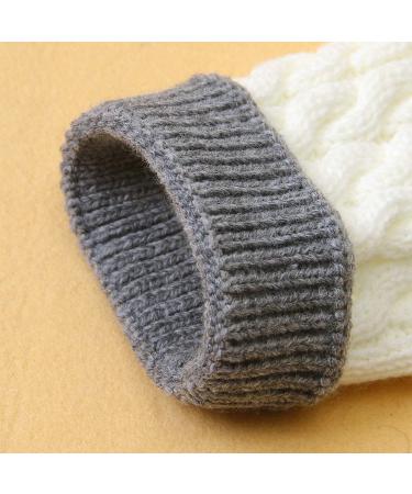 Buy Gojiny Dog Sweater Vest - Warm Knitted Coat for Small Medium & Large Dogs | Soft Crocheted Jacket in Rice White - Buy Online on GoSupps.com