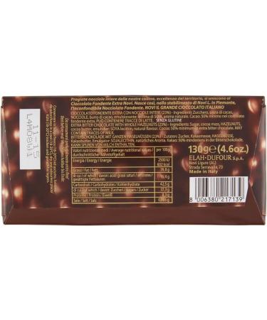 Novi Nocciolato Dark Chocolate with Whole Hazelnuts 130g + Tomato Pulp Italian Gourmet Tomato Pulp 400g - Buy Online on GoSupps.com