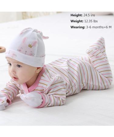 MAMIMAKA Baby Clothes | Newborn Footed Pajamas 9-12 Months | Cotton Onesies for Boys & Girls - Buy Online on GoSupps.com