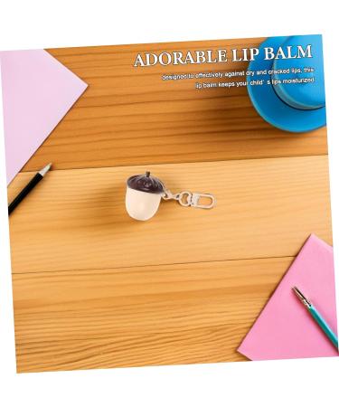  Mikikit Mikikit 2 Pieces Children's Lip Balm Moisturizing Chestnut Lip Balm for Sensitive Skin Oily With Refreshing Apple Suitable for School Daily Use - Buy Online on GoSupps.com