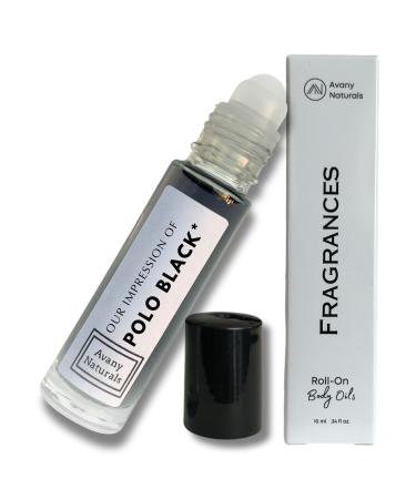 Cologne Samples for Men - Enhanced Scents Pheromone Perfume Replicant Alt Fragrance Body Oil for Man Scented Roller Ball Perfume Travel Size Mini Cologne (PoloBlack Inspired)
