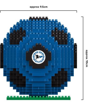 FOCO Arminia Bielefeld FC BRXLZ 3D Football Building Set - Official Licensed Product | Perfect Gift for Fans - Buy Online on GoSupps.com