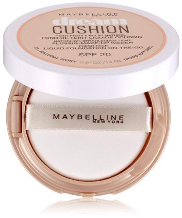 Maybelline New York Dream Cushion No. 1 Natural Ivory 1 pack (1 x 15 g) 1 Natural Ivory 30 ml (1 pack) - Buy Online on GoSupps.com