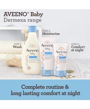 Aveeno Baby Dermexa Moisturising Wash 250ml Unscented - Gentle Formula for Sensitive Skin - Buy Online on GoSupps.com