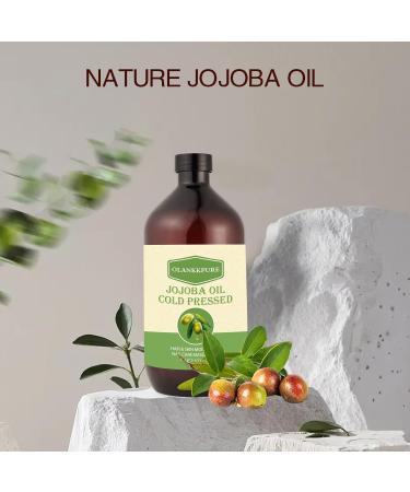 32 fl oz 100 Pure Jojoba Carrier Oil Unrefined Hexane Free Cold Pressed for Skin Face Hair Nails & Massage - Buy Online on GoSupps.com