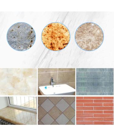 10 Stone Cleaning Powder - Multiple Kitchen Cleaning Powder - Quartz Countertop Clean Accessories for Ceramic Walls Marble Floors for - Buy Online on GoSupps.com