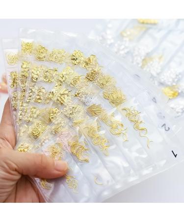 FEIlei 3D Nail Charms Heart Nail Art Studs Nail Jewelry for DIY Crafts Nail Art Decor - Buy Online on GoSupps.com