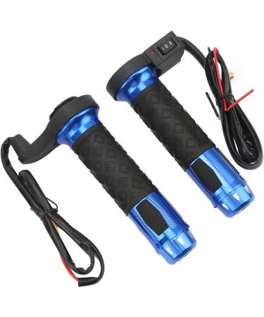 Jopwkuin Motorcycle Heated Grips - 1 Pair Blue Hand Grips (50-70 ) for Ultimate Riding Comfort - Buy Online on GoSupps.com