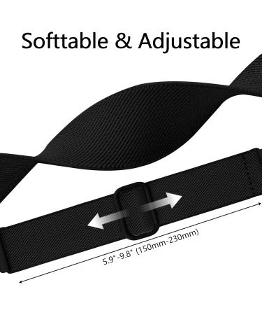 Chinbersky 5-Piece Adjustable Nylon Bracelet Set for Fitbit Versa 2/Versa/Versa Lite - Stylish Sports Replacement Bands for Men & Women - Buy Online on GoSupps.com