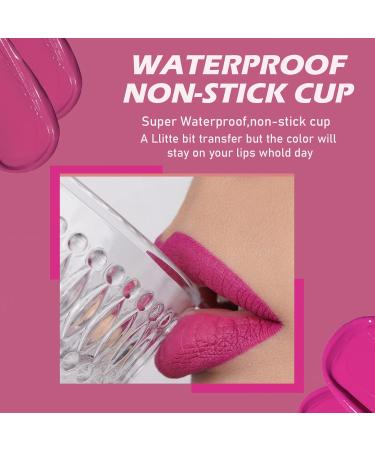 Oulac Liquid Matte Lipstick Berry Lip Color Long Lasting Lipsticks for Women High-Pigmented Lightweight Creamy and Melting Texture Vegan & Clean Beauty Pink Rose Lip 4.5ml (M10) Punky Kiss Punky Kiss (M10) - Buy Online on GoSupps.com